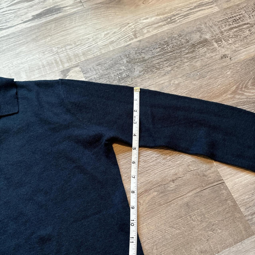 ZARA 100% WOOL PLAIN JERSEY POLO SHIRT - Size M - BRAND NEW WITH TAG - Picture 5 of 8